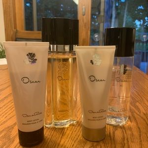 Oscar De La Renta perfume/lotion set